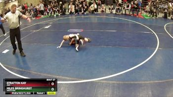 45 lbs Champ. Round 2 - Miles Bringhurst, WESTLAKE vs Stratton Kay, JWC