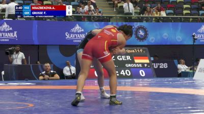46 kg Qualif. - Aiana Niiazbekova, Kyrgyzstan vs Frederika Grosse, Germany