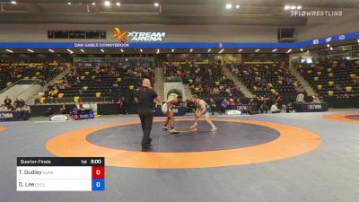 97 kg Quarterfinal - Timothy Dudley, Sunkist Kids Wrestling Club vs Duncan Lee, Cyclone Regional Training Center C-RTC