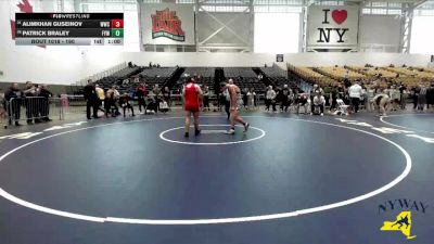 190 lbs Quarterfinal - Patrick Braley, Falconer Youth Wrestling vs Alimkhan Guseinov, Willpower Wrestling Club