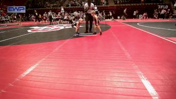 43 lbs Round Of 16 - Nicholous Hunt, Heat vs Eagan Luxton, Bartlesville Wrestling Club