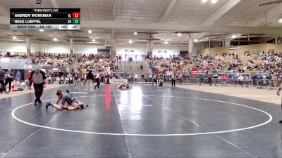 AA 120 lbs Cons. Semi - Reed Loeffel, Brentwood High School vs Andrew Workman, Blackman High School