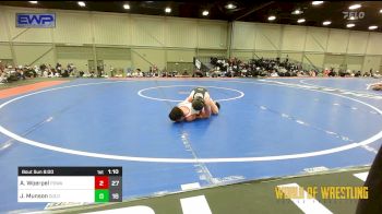 96 lbs Semifinal - AJ Woerpel, POWA 12U vs Jerricho Munson, Northern Colorado 14U