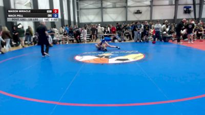 126 lbs Cons. Rd Of 16 - Mason Miracle, Hermiston vs Mack Pell, Cashmere Wrestling Club