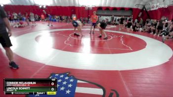 150 lbs Quarters & Wb (16 Team) - Connor McLaughlin, LeRoy Panthers Gold vs Lincoln Schmitt, Bemidji