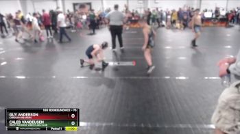 75 lbs Cons. Round 3 - Guy Anderson, Carolina Reapers vs Caleb VanDeusen, West Wateree Wrestling Club