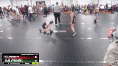 75 lbs Cons. Round 3 - Guy Anderson, Carolina Reapers vs Caleb VanDeusen, West Wateree Wrestling Club