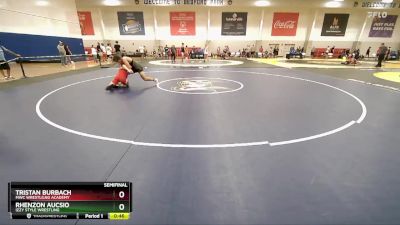 152 lbs Semifinal - Rhenzon Aucsio, Izzy Style Wrestling vs Tristan Burbach, MWC Wrestlilng Academy