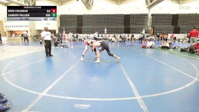 121 lbs Final - Dion Coleman, Team Strength vs Landon Pallies, Derry Kings