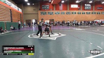 125 lbs Champ. Round 2 - Christopher Calderon, Mt. SAC vs Alexander Cardoza, Victor Valley