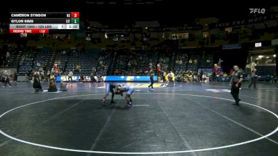 125 lbs Consi Of 16 #2 - Cameron Stinson, North Carolina vs Gylon Sims, The Citadel