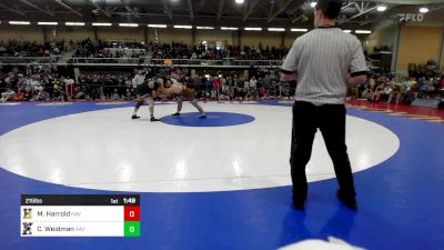 215 lbs Semifinal - Matt Harrold, Haverhill vs Charles Weidman, Xavier