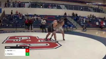 285 lbs Quarterfinal - Logan Herbst, Spring Grove vs Zac Shelley, Lampeter Strasburg