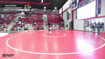 106 lbs Cons. Round 2 - Christopher Blickenstaff, Bentonville West High School vs Keilan Atencio, PLAINVIEW