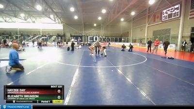 103 lbs Cons. Round 3 - Hayzee Day, Sanderson Wrestling Academy vs Elizabeth Brunson, Legends Of Gold Las Vegas