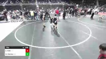 77 lbs Round Of 16 - Jonathan Miller, Bear Cave vs Nolan Fouts, Top Of The Rock WC