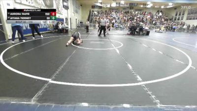 110 lbs Champ. Round 2 - Aurora Taute, Portola vs Aiyana Tierney, University