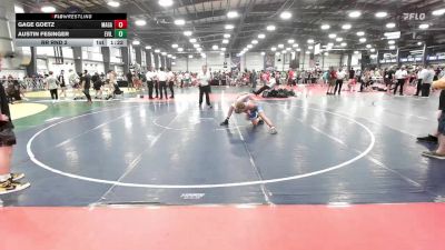 132 lbs Rr Rnd 2 - Gage GOETZ, MAGA RTC vs Austin Fesinger, Evil Empire Red