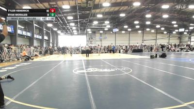 120 lbs Round Of 128 - Tyler Kendrick, NC vs Ryan Morales, RI