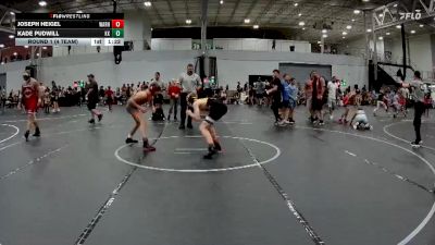 120 lbs Round 1 (4 Team) - Kade Pudwill, Kardiac Kidz vs Joseph Heigel, Warhawks