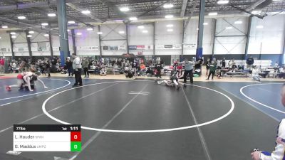 77 lbs Rr Rnd 3 - Louie Hauder, Spanish Springs WC vs Grayson Maddux, Umpqua Wrestling Club