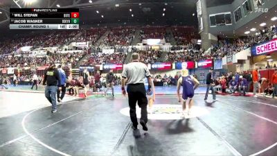 AA - 157 lbs Champ. Round 1 - Will Stepan, Butte vs Jacob Wagner, Billings Skyview