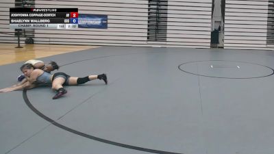 117 lbs Champ. Round 1 - Shaelynn Wallberg, Central Christian College vs Joshyonna Coppage-Dortch, Avila