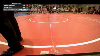 43-45 lbs Rr Rnd 1 - Havoc Maddox, Eagles Wrestling Academy vs Jaxon Hall, North Desoto Wrestling Academy