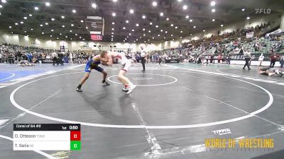 125 lbs Consi Of 64 #2 - Dustin Otteson, Tonopah Jr. Wrestling vs Travys Solis, Nevada Elite