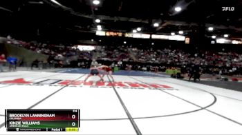 114 lbs Cons. Round 7 - Brooklyn Lanningham, Columbia vs Kinzie Williams, American Falls