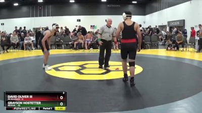 139 lbs Round 5 (6 Team) - Grayson Hostetter, Revival vs David Oliver III, PA Alliance