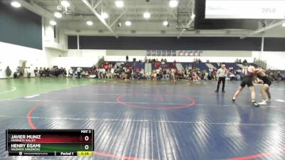 157 lbs Cons. Round 4 - Javier Muniz, Murrieta Valley vs Henry Egami, Valencia (Valencia)