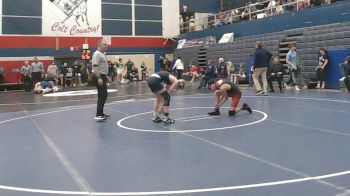 107 lbs Quarterfinal - Warren Wolesagle, Elizabeth Forward vs Carter Baker, Burgettstown