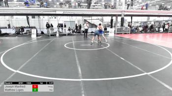 130A lbs Semifinal - Joseph Manfredi, Vougar vs Matthew Lopes, Blair Academy