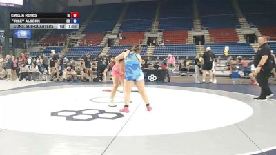 207 lbs Cons. Sub-quarters - Emelia Reyes, Iowa vs Riley Alborn, Ohio