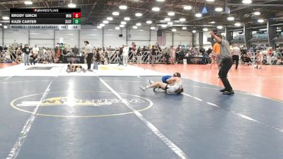 84 lbs Round 2 - 10:45am Saturday - Kaze Carter, Select vs Brody Girch, Maryland GOLD