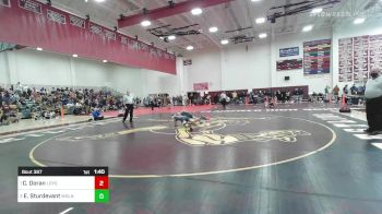 132 lbs Final - Connor Doran, Ledyard vs Elias Sturdevant, Woodland*