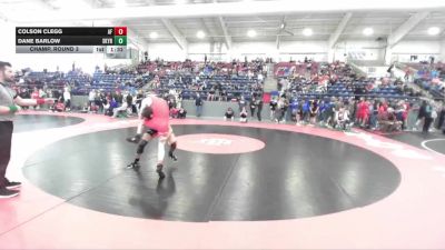 138 lbs Champ. Round 3 - Dane Barlow, Skyridge vs Colson Clegg, American Fork