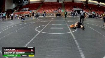 110 lbs 5th Place Match - Christopher Crawford, Strongsville/Westshore vs Jonah Yoder, Lake Youth Wrestling