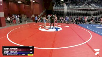 120 lbs Cons. Semi - Soren Swanson, Eastside United Wrestling Club vs Brody Shepard, Shoshoni Sharp Shooters