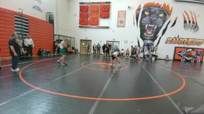 145 lbs Round 2 - Turner Geis, Worland Middle School vs Carter Overy, Lander Middle School