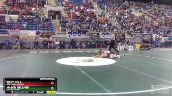 145 lbs Quarterfinal - Riley Doll, New Salem-Almont vs Mason Mellmer, Beulah-Hazen