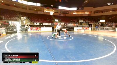 83 lbs Semifinal - Jacob Fumusa, Valiant College Prep vs Colten Harding, Show Low Jr High School