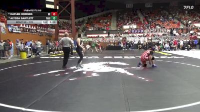 170 lbs Champ. Round 1 - Kaylee Horinek, Wellington HS vs Alyssa Bartlett, Paola Hs