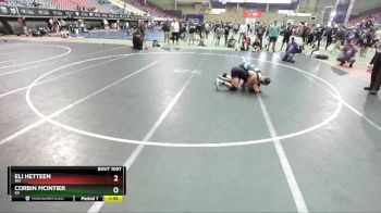 145 lbs Champ. Round 2 - Corbin McIntier, KS vs Eli Hetteen, MN