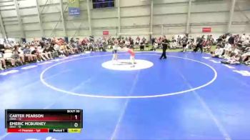 100 lbs Placement Matches (16 Team) - Carter Pearson, Iowa vs Emeric McBurney, Ohio