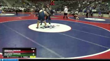 5A 285 lbs Champ. Round 1 - Jeremiah Presson, Greenwood High vs Deamond Simpson, Sylvan Hills