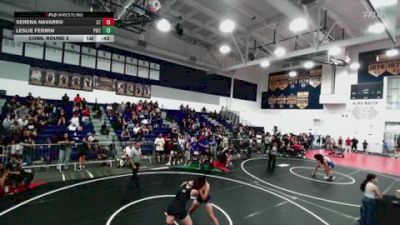 155 lbs Cons. Round 3 - Serena Navarro, Grand Terrace vs Leslie Fermin, Pounders Wrestling Club
