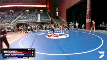 106 lbs 3rd Place Match - Kaden Shelton, Evanston Elite Wrestling Club vs Jaxson Rothenberger, Wyoming Unattached