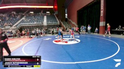 106 lbs 3rd Place Match - Kaden Shelton, Evanston Elite Wrestling Club vs Jaxson Rothenberger, Wyoming Unattached